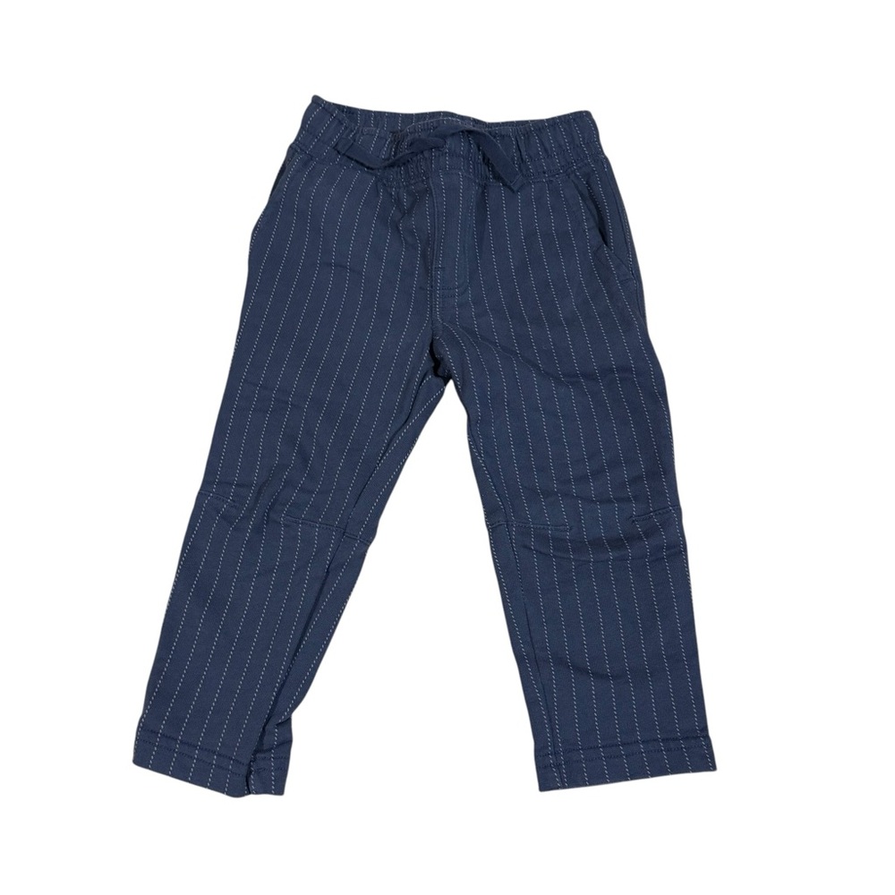 Tea Collection Pants Blue Ticking Size 2
